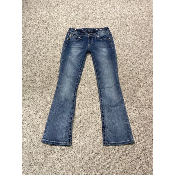 28 Miss Me Low Rise Embellished Signature Boot - Picture 2 of 9